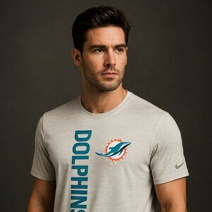 Nike Miami Dolphins Dri-Fit Performance Tee – Size Large
